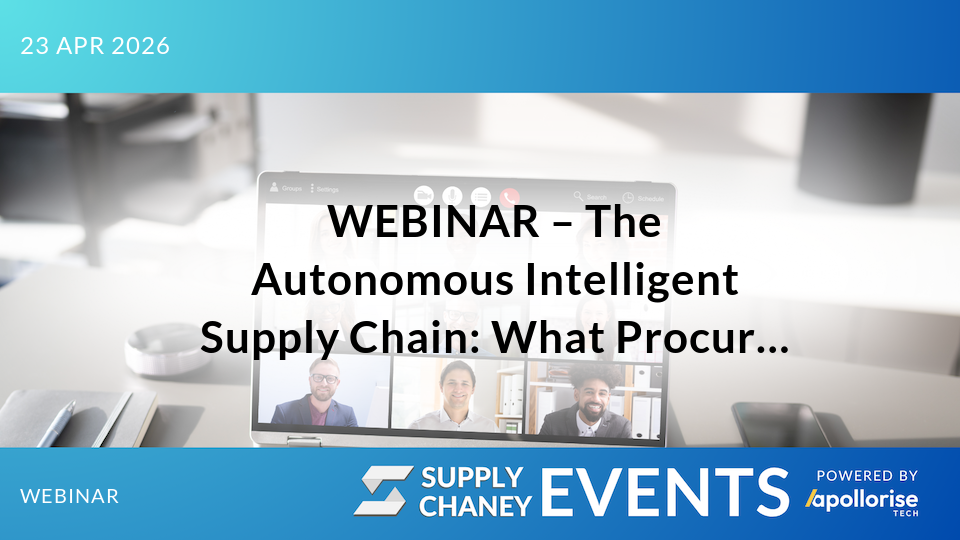 WEBINAR – The Autonomous Intelligent Supply Chain: What Procurement Must Do Now to Build Resilience and Agility by JAGGAER & BearingPoint