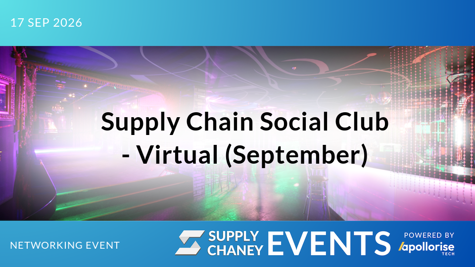 Supply Chain Social Club - Virtual (September)